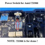 Power Switch Button Replacement For Autel MaxiTPMS TS900